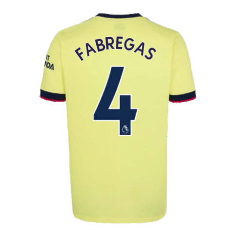 Arsenal 2021-2022 Away Shirt (FABREGAS 4)