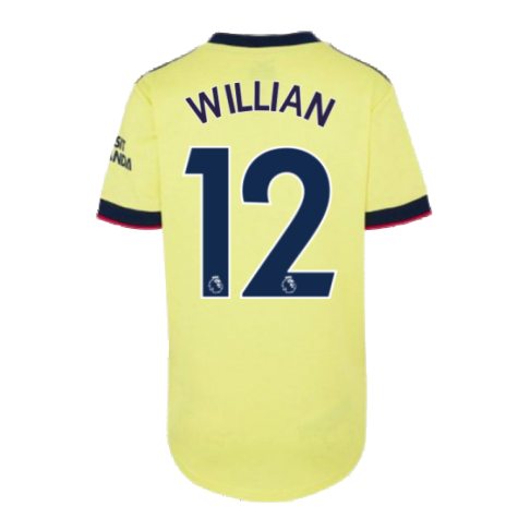 Arsenal 2021-2022 Away Shirt (Ladies) (WILLIAN 12)