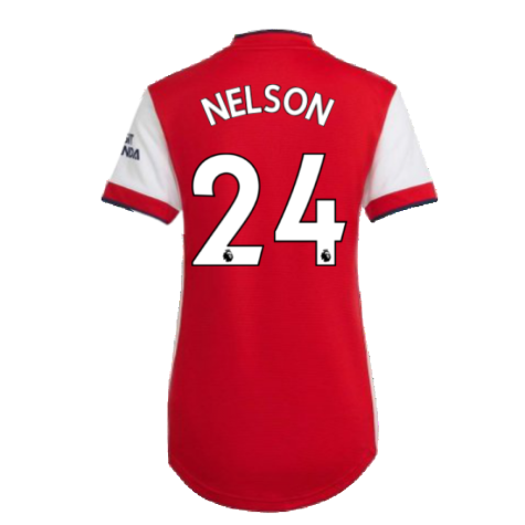 Arsenal 2021-2022 Home Shirt (Ladies) (NELSON 24)