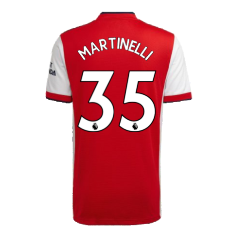 Arsenal 2021-2022 Home Shirt (MARTINELLI 35)