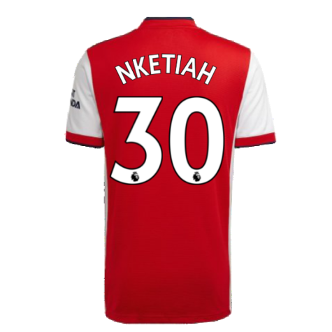 Arsenal 2021-2022 Home Shirt (NKETIAH 30)