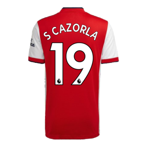 Arsenal 2021-2022 Home Shirt (S CAZORLA 19)