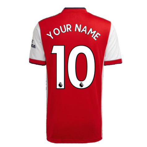 Arsenal 2021-2022 Home Shirt (Your Name)