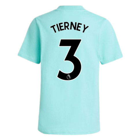 Arsenal 2021-2022 Training Tee (Acid Mint) (TIERNEY 3)