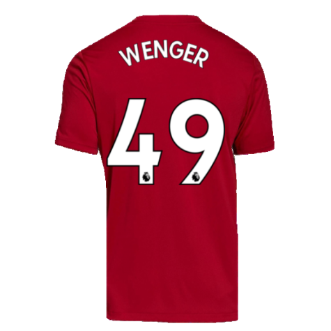 Arsenal 2021-2022 Training Tee (Active Maroon) (WENGER 49)