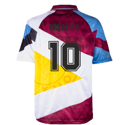 Aston Villa 1990 Mash Up Retro Football Shirt (Grealish 10)