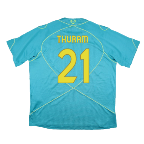 Barcelona 2007-08 Nike Training Shirt (M) (Good) (Thuram 21)