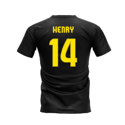 Barcelona 2008-2009 Retro Shirt T-shirt - Text (Black) (Henry 14)