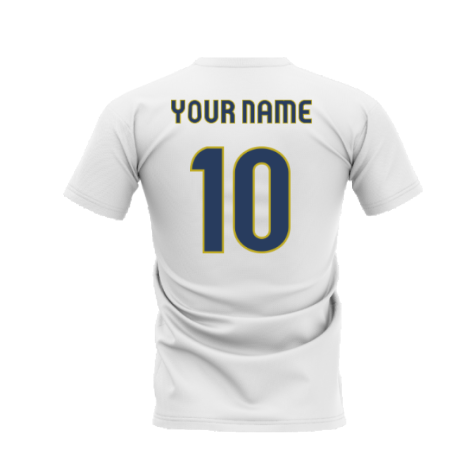 Barcelona 2008-2009 Retro Shirt T-shirt - Text (White) (Your Name)