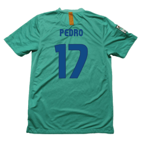 Barcelona 2010-11 Away Shirt (S) (Good) (Pedro 17)