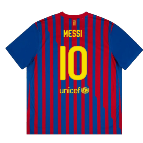 Barcelona 2011-12 Home Shirt (Excellent) (Messi 10)