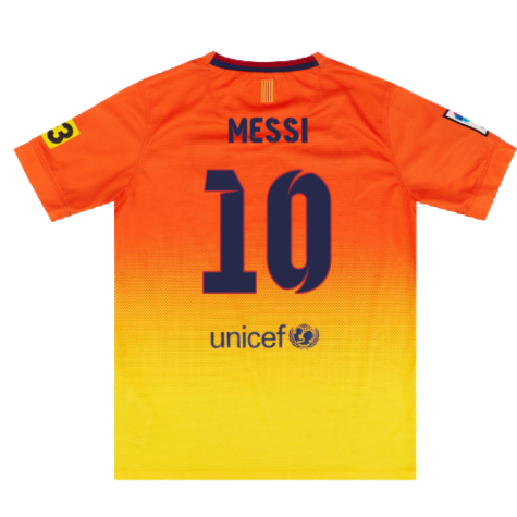 Barcelona 2012-13 Away Shirt (XL) (Very Good) (Messi 10)