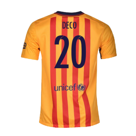 Barcelona 2015-16 Away Shirt (2XL) (Mint) (Deco 20)