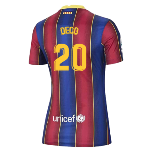 Barcelona 2020-21 Home Shirt (Womens) (Large 16-18) (Excellent) (DECO 20)