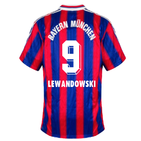 Bayern Munich 1995-97 Home Shirt (2XL) (Excellent) (LEWANDOWSKI 9)