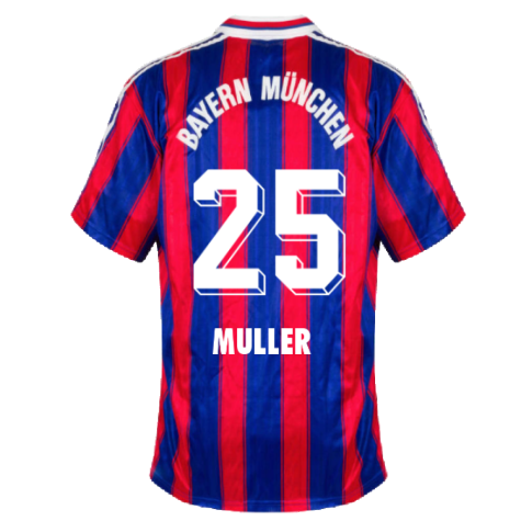 Bayern Munich 1995-97 Home Shirt (Boys 26/28 7-8y) (Excellent) (MULLER 25)