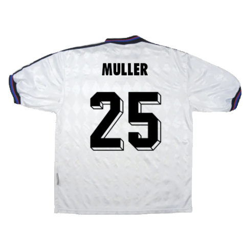 Bayern Munich 1996-98 Away Shirt (L) Strunz #8 (Fair) (Muller 25)