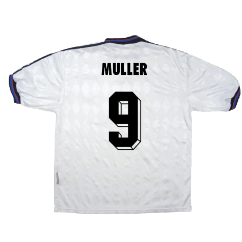 Bayern Munich 1996-98 Away Shirt (L) Strunz #8 (Fair) (Muller 9)