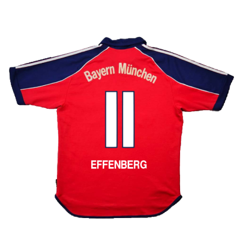 Bayern Munich 1999-01 Home Shirt (Excellent) (Effenberg 11)