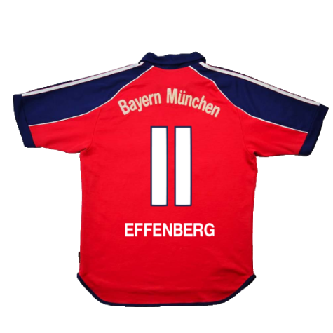 Bayern Munich 1999-01 Home Shirt (XL) (Very Good) (Effenberg 11)