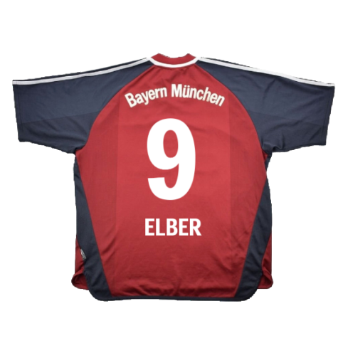 Bayern Munich 2001-02 Home Shirt (S) (Good) (Elber 9)