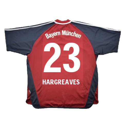 Bayern Munich 2001-02 Home Shirt (S) (Good) (Hargreaves 23)