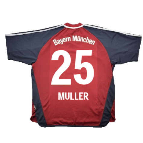 Bayern Munich 2001-02 Home Shirt (S) (Good) (Muller 25)