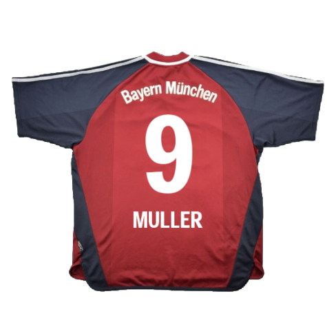 Bayern Munich 2001-02 Home Shirt (S) (Good) (Muller 9)