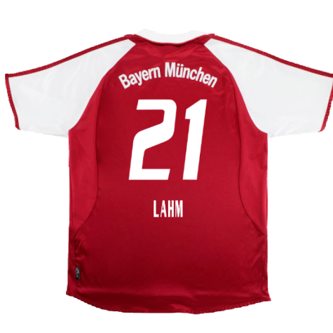 Bayern Munich 2003-04 Home Shirt (XL) (Very Good) (Lahm 21)