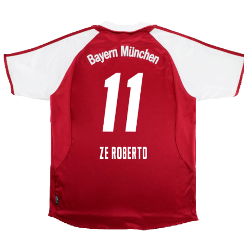 Bayern Munich 2003-04 Home Shirt (XL) (Very Good) (Ze Roberto 11)