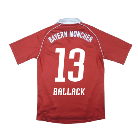 Bayern Munich 2005-06 Home Shirt (Good) (Ballack 13)