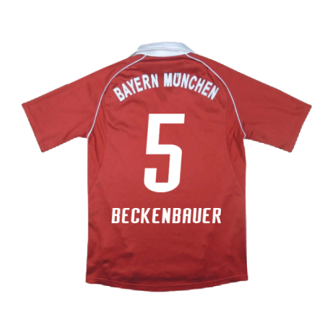 Bayern Munich 2005-06 Home Shirt (Good) (Beckenbauer 5)