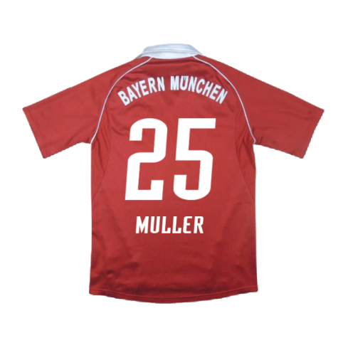 Bayern Munich 2005-06 Home Shirt (Good) (Muller 25)