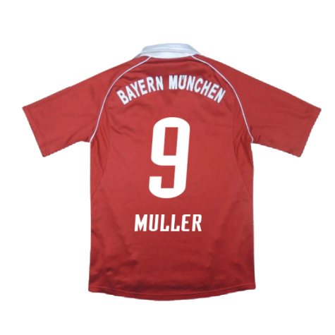 Bayern Munich 2005-06 Home Shirt (Excellent) (Muller 9)