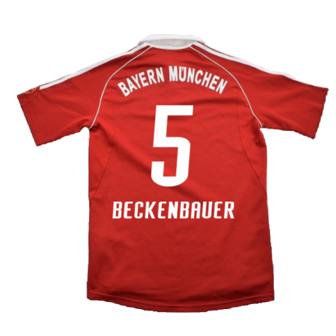 Bayern Munich 2006-07 Home Shirt (Excellent) (Beckenbauer 5)