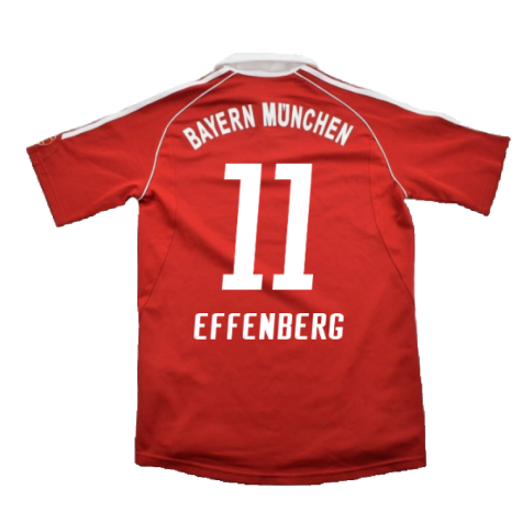 Bayern Munich 2006-07 Home Shirt (Excellent) (Effenberg 11)