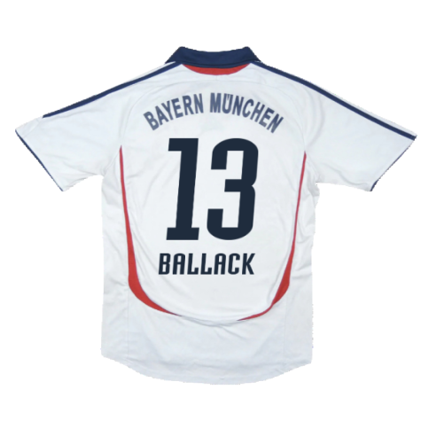 Bayern Munich 2006-08 Away Shirt (S) (Excellent) (Ballack 13)