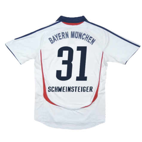 Bayern Munich 2006-07 Away Shirt (L) (Very Good) (Schweinsteiger 31)