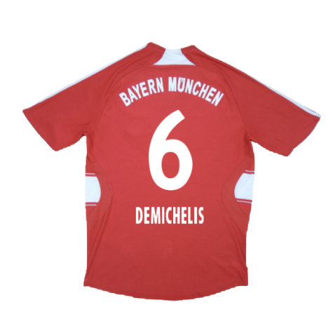 Bayern Munich 2007-09 Home Shirt (M) (Fair) (Demichelis 6)