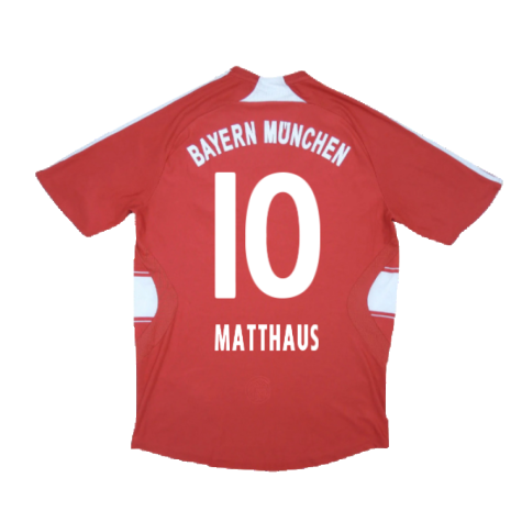 Bayern Munich 2007-09 Home Shirt (M) (Fair) (Matthaus 10)