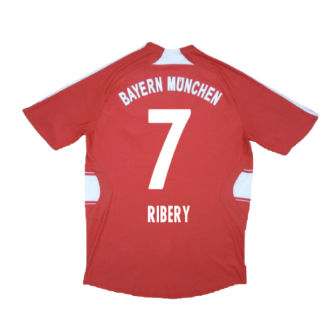 Bayern Munich 2007-09 Home Shirt (M) (Fair) (Ribery 7)