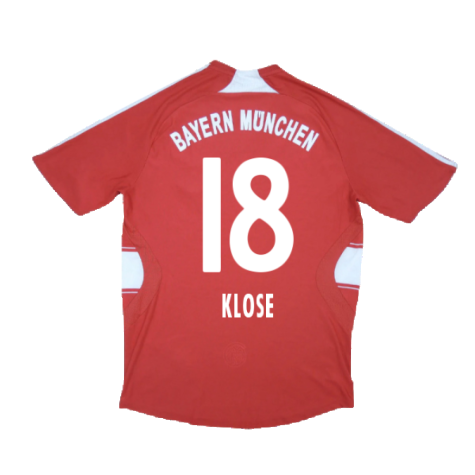 Bayern Munich 2007-09 Home Shirt (XL Boys) Schweinsteiger #31 (Good) (Klose 18)