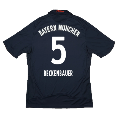 Bayern Munich 2008-10 Away Shirt (L) (Mint) (Beckenbauer 5)