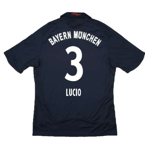 Bayern Munich 2008-10 Away Shirt (L) (Mint) (Lucio 3)