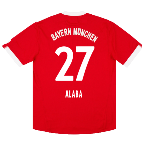 Bayern Munich 2009-10 Home Shirt (Very Good) (Alaba 27)