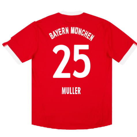 Bayern Munich 2009-10 Home Shirt (Very Good) (Muller 25)