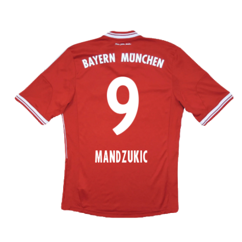 Bayern Munich 2013-14 Home Shirt (Excellent) (Mandzukic 9)