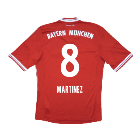 Bayern Munich 2013-14 Home Shirt (Excellent) (Martinez 8)