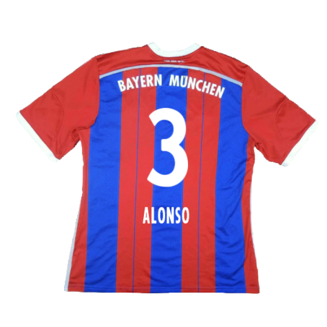 Bayern Munich 2014-15 Home Shirt (S) (Excellent) (Alonso 3)