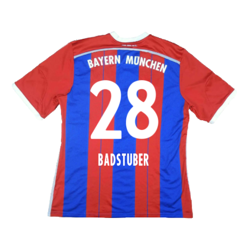 Bayern Munich 2014-15 Home Shirt (S) (Excellent) (Badstuber 28)